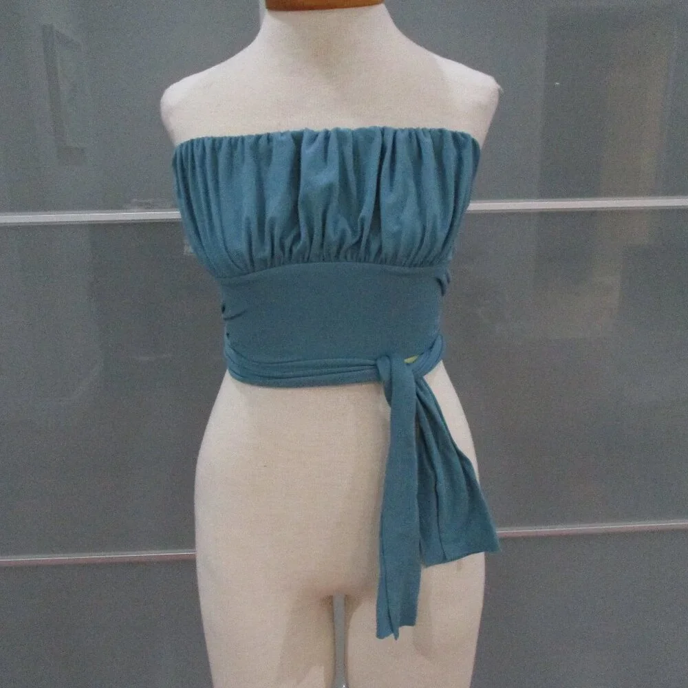 Diosa Strapless Tie Wrap Tube Top - Picture 1 of 6